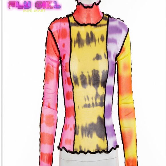 Mesh turtle neck - Picture 2 of 4